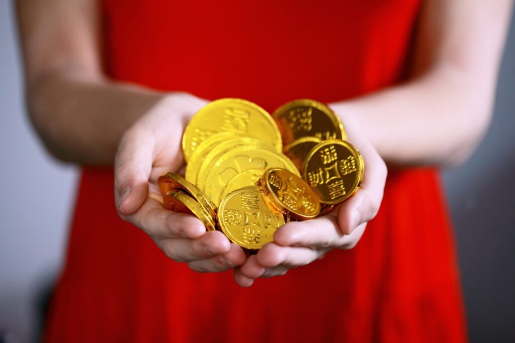 Photo Gold coins